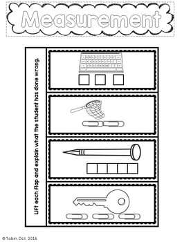 measurement worksheet for first graders