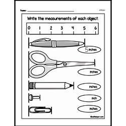 Measurement Worksheets - Free Printable Math PDFs | edHelper.com