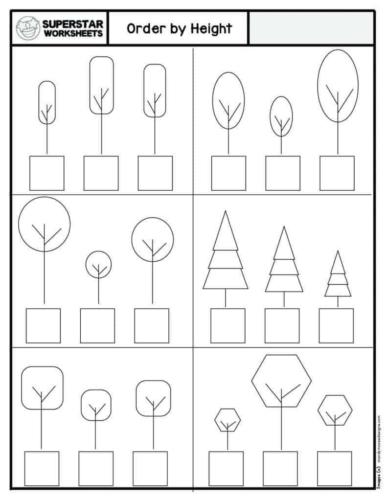 Kindergarten Measurement Worksheets -Worksheets Library