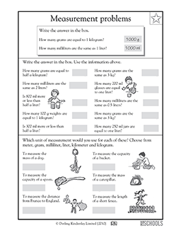 Units of measurement | 2nd grade, 3rd grade Math Worksheet ...