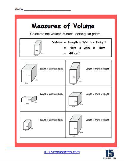 measurements and calculations worksheet