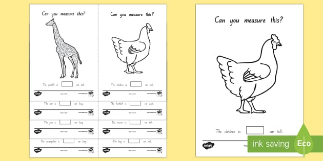 Measuring in cm Worksheets| Printable Measurement Worksheets
