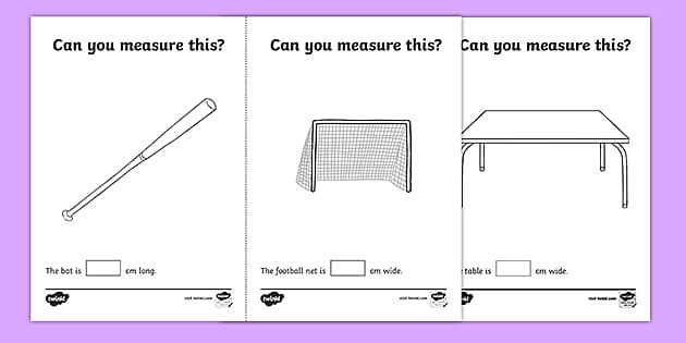 measuring in cm worksheet