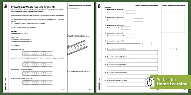 measuring line segments worksheet 32 answer key