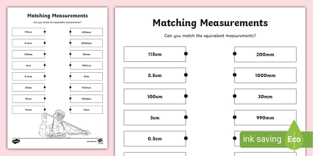 Measuring Match-Up! For Culinary and Baking by The 3 Heart Cafe | TPT