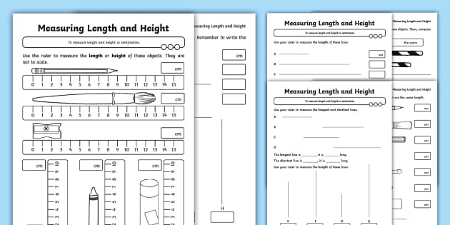 ? Length Worksheets | Measuring Length Worksheets PDF | Twinkl