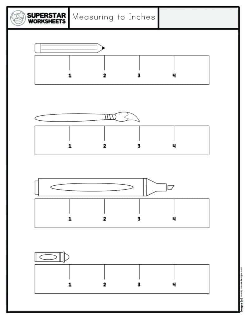 Kindergarten Measurement Worksheets -Worksheets Library