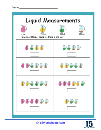 Measuring Liquids Worksheets - 15 Worksheets Library