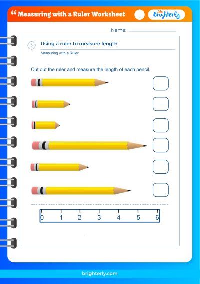 Free Printable Ruler Measurements Worksheets for Kids [PDFs]