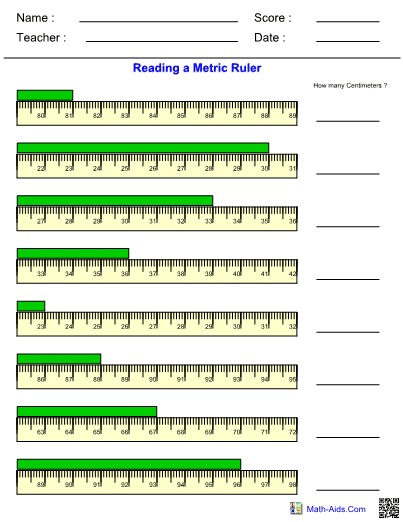 9 Best Worksheets To Help Learn To Read A Tape Measure - The Teach ...
