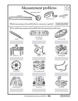 Measurement tools | 2nd grade Math Worksheet | GreatSchools
