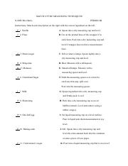 MEASURING TECHNIQUES ACTIVITY WORKSHEET.pdf - MATCH UP THE ...