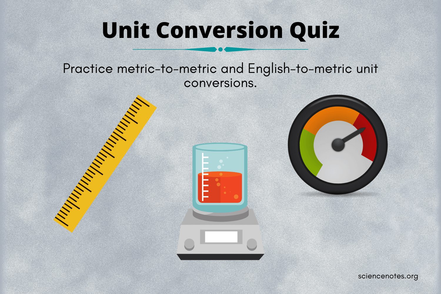 Unit Conversion Quiz With Answers