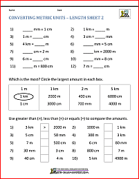 Metric Conversion Worksheet
