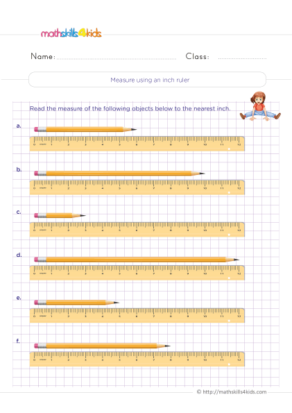 Grade 4 units of measurement worksheets: Free download
