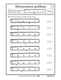 Read the ruler! | 2nd grade Math Worksheet | GreatSchools