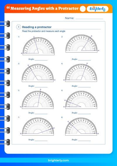 Free Measuring Angles With A Protractor Worksheets [PDFs] Brighterly