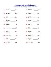 measuring worksheet 15 convert the measuring units