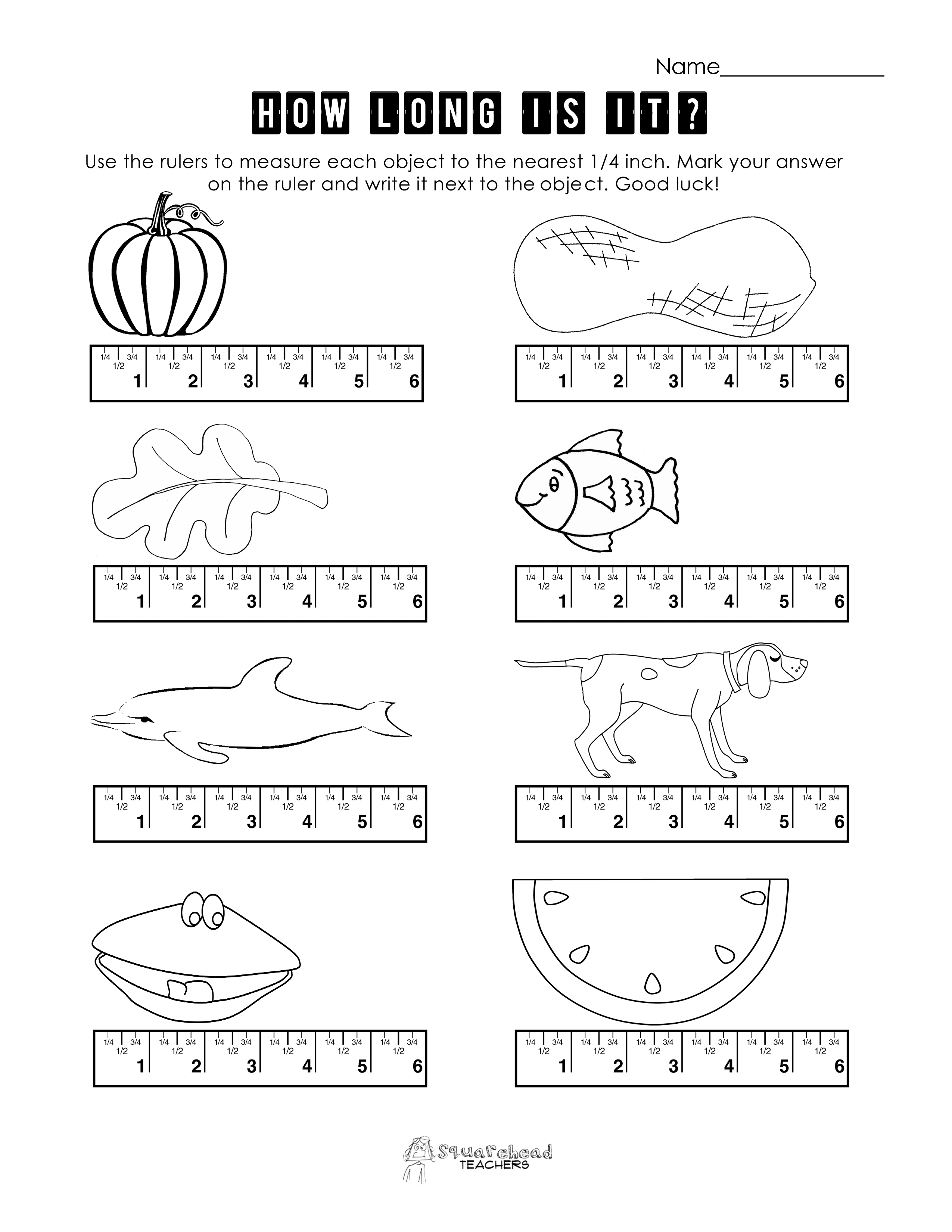 Measurement Practice 2 | Squarehead Teachers
