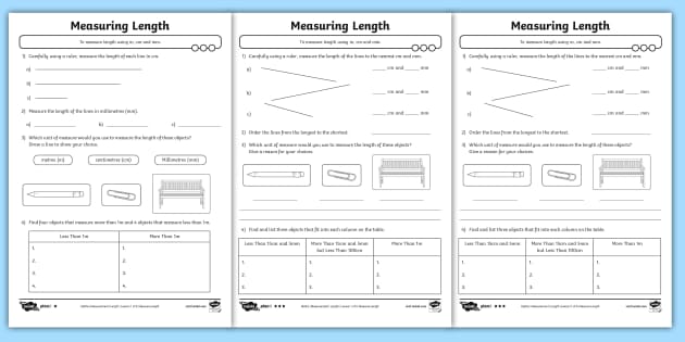 ? PlanIt Maths Year 3 Measurement Length Maths Differentiated ...
