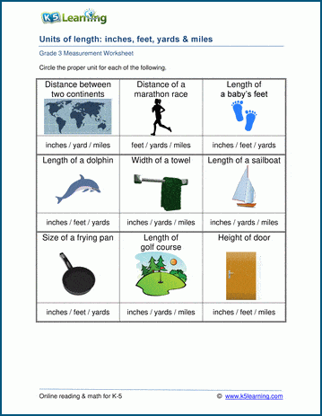 Grade 3 Measurement Worksheets - free &  printable | Worsheets library