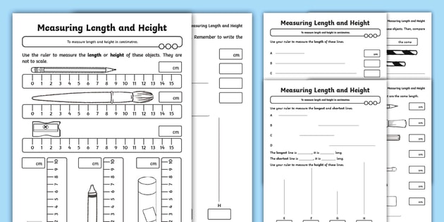 ? Length Worksheets | Measuring Length Worksheets PDF | Twinkl