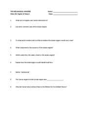 mechanical universe worksheet