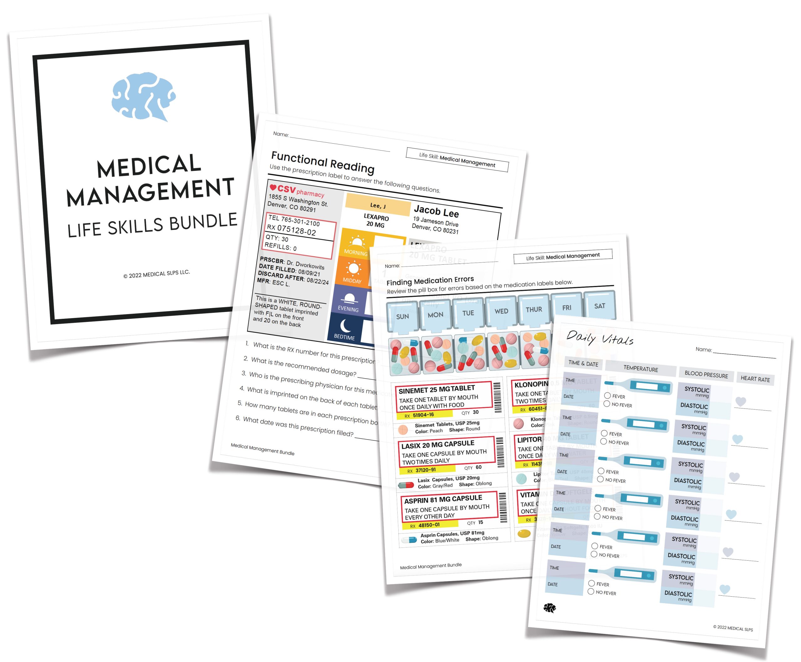 med management worksheet