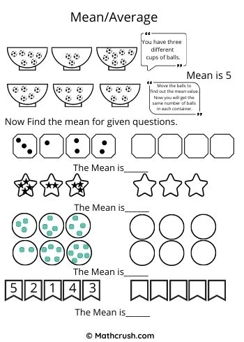 median and mode worksheet