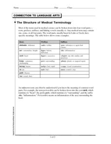 medical prefixes and suffixes worksheet