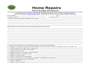 Merit Badge Short Answer Questions Teaching Resources :: 49 - 72