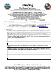 medicine merit badge worksheet