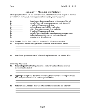 Meiosis Worksheet: Complete with ease | airSlate SignNow