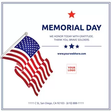 Customize Free Memorial Day Templates