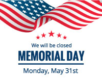 Free Closed for Memorial Day 2021 Sign Templates | Signs.com