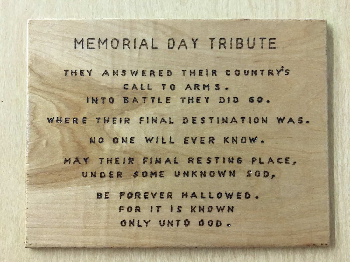 Memorial Day is More - Joy Dunlap | Writer | Speaker