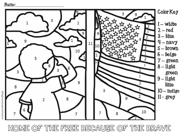 memorial day worksheet for kindergarten