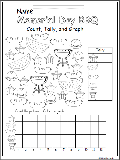 memorial day worksheet free