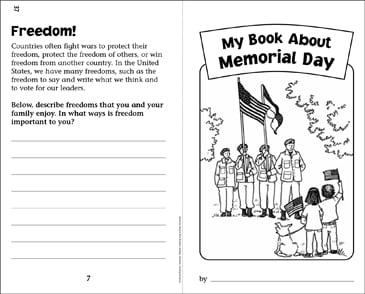 My Book About Memorial Day | Printable Mini-Books