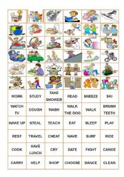 Memory games worksheets