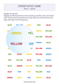 Free Memory games to print for Seniors/Adults | Memozor