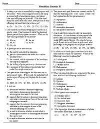 Mendelian Genetics Worksheet with Answer Key | Exercises Genetics ...