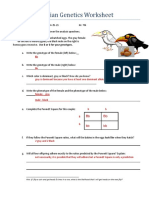 Mendelian Genetics Worksheet | PDF | Genotype | Dominance (Genetics)