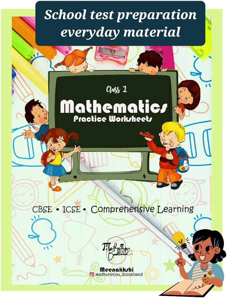 Buy Class 1 Maths Cbse/Icse Practice Question paper Workbook ...