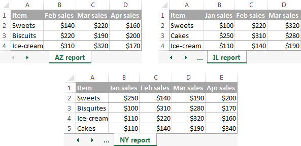 merge multiple excel worksheet into one