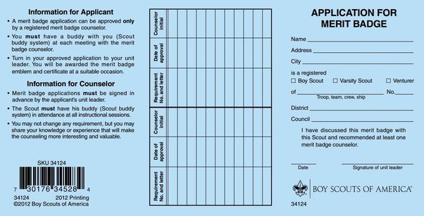 Are you allowed to do Boy Scout merit badges individually? If so ...