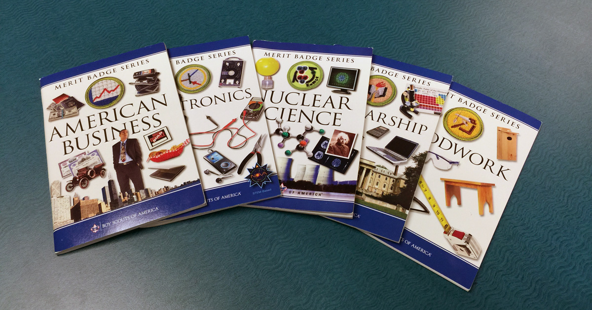 12 other uses for merit badge pamphlets