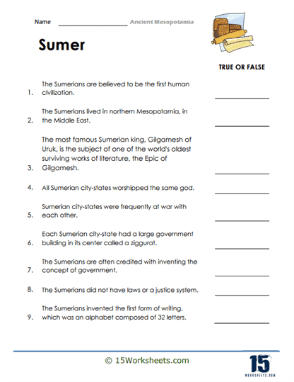 Ancient Mesopotamia Worksheets - 15 Worksheets Library