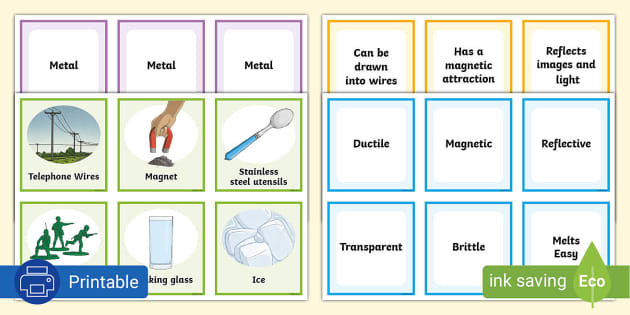 metals and nonmetals worksheet