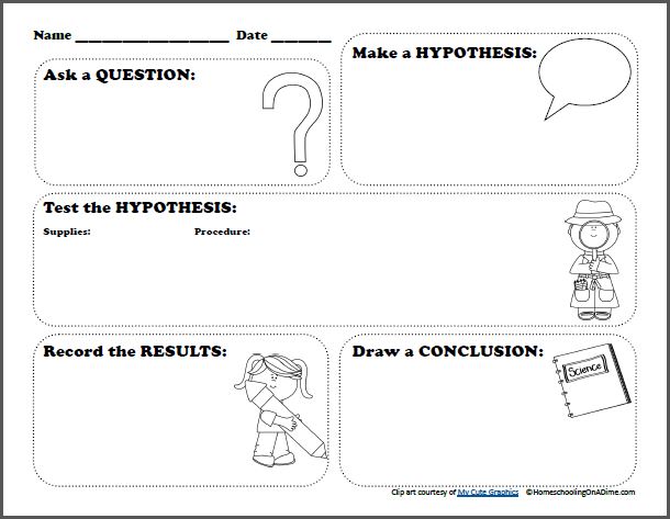 methods of science worksheet